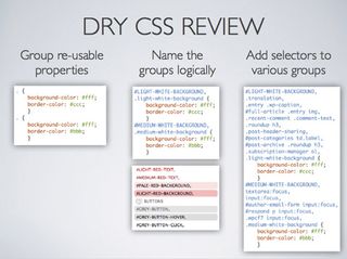 DRY CSS