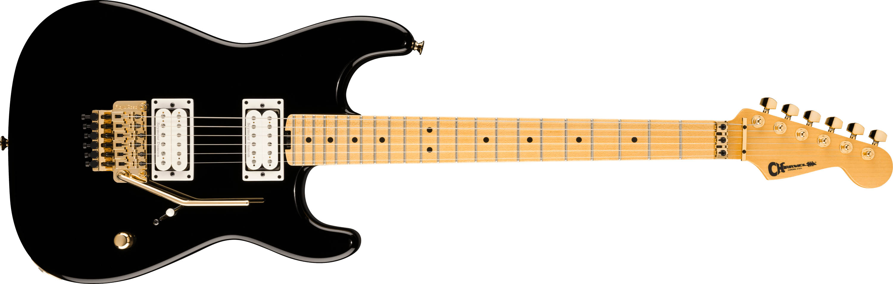 Charvel's Neo-Classic Series offers the San Dimas Style 1 with and without a Floyd Rose, with finishes including Robin's Egg Blue, Ivory Blitz, Gloss Black, Velvet Midnight and Racing Red