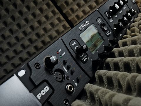 The POD HD Pro's front-panel connectivity only adds to its versatility.