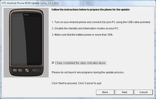 HTC desire gingerbread 2.3 update