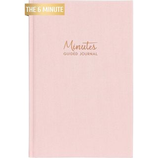 amazon 6 minute wellness journal in pink