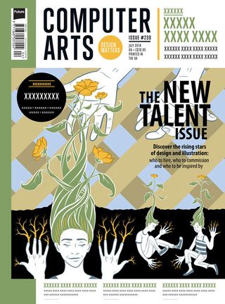 Cover design for CA's New Talent issue by Sasha Seraia