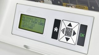 XYZprinting Da Vinci 1.0 Jr control panel