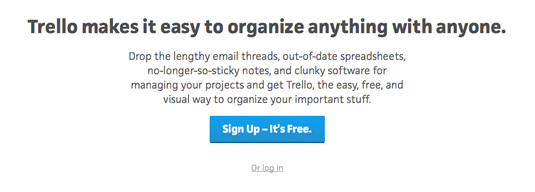 Trello's simplicity is one of its main selling points
