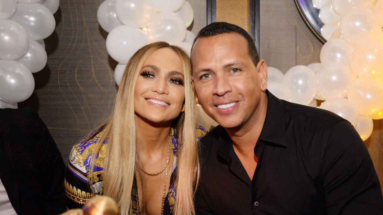 NEW YORK, NY - AUGUST 21: Jennifer Lopez and Alex Rodriguez attend Jennifer Lopez&#039;s MTV VMA&#039;s Vanguard Award Celebration at Beauty &amp; Essex on August 21, 2018 in New York City. (Photo by Andrew Toth/Getty Images for TAO Group)