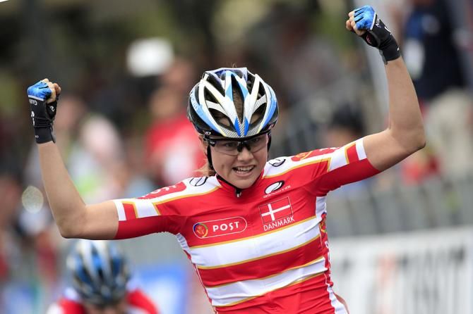 Junior women's winner Amalie Dideriksen (Denmark)