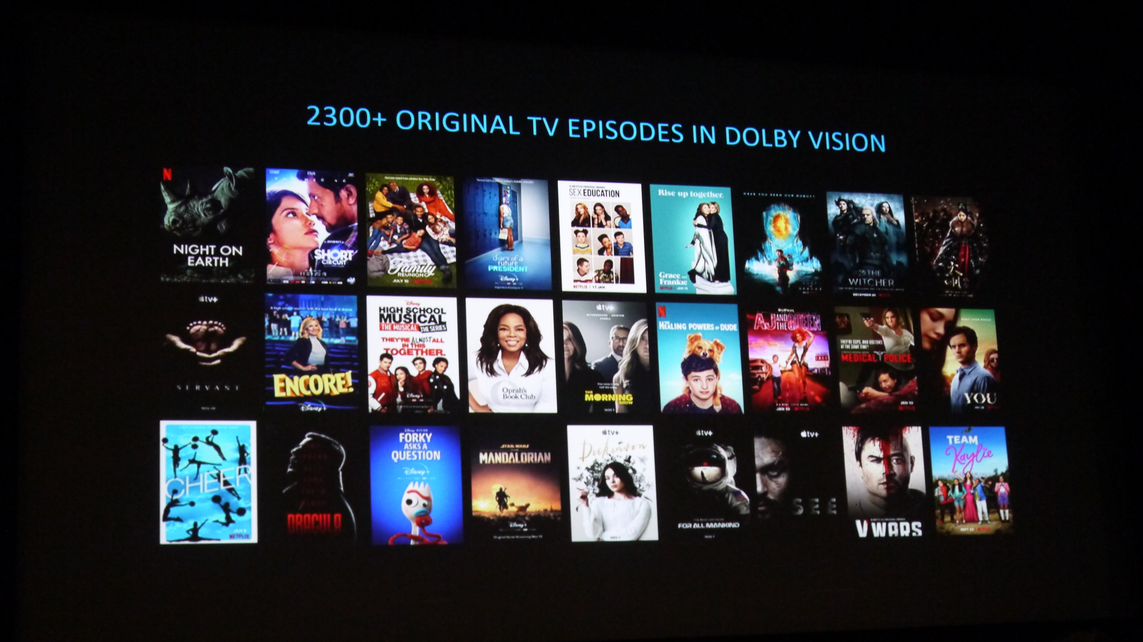 Banyak acara TV kini diproduksi dalam Dolby Vision: format HDR dinamis yang disukai oleh Netflix.