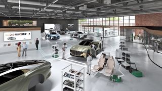 Bentley factory floor