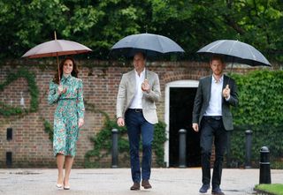 Prince William, Prince Harry and Kate Middleton