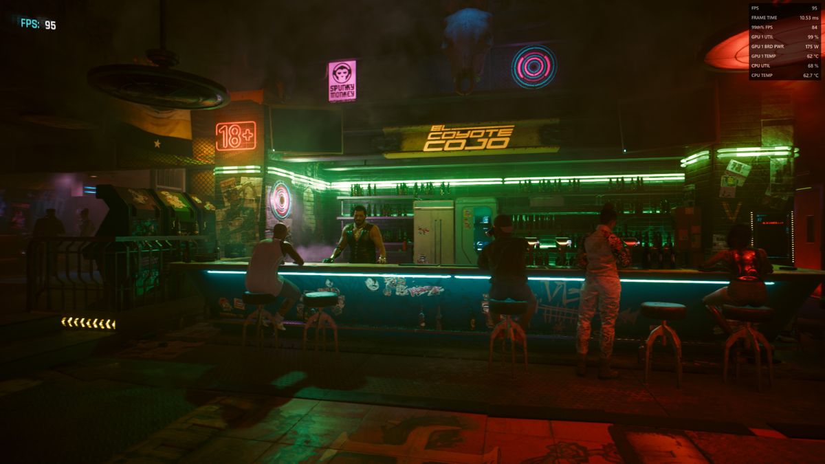 Acer Predator BiFrost Radeon RX 7600 OC Cyberpunk 2077 benchmark