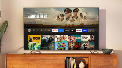 Amazon Fire TV stick interface on a smart tv