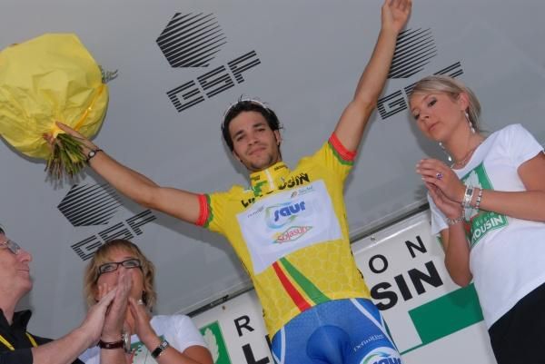 General classification leader J&eacute;r&eacute;mie Galland (Saur - Sojasun)