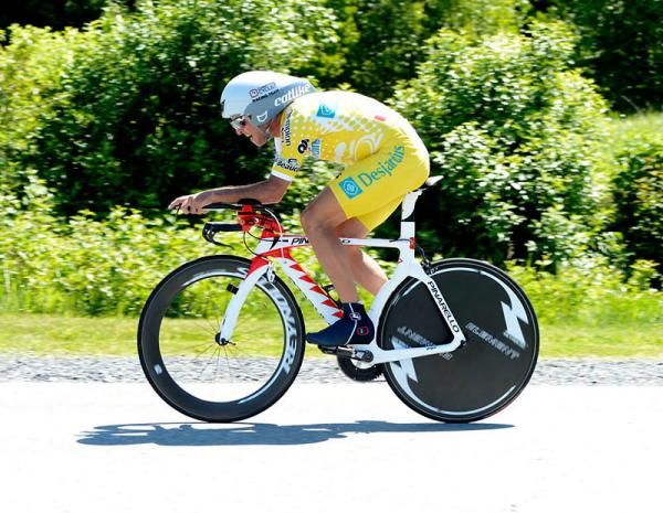 Francisco Mancebo (Competitive Cyclist Racing Team) finished 15th and lost the overall lead
