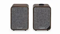 Ruark MR1 Mk 2 in brown and grey on white background