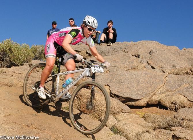 Amanda Carey (Stan's NoTubes Women's Elite Team) sports her new team kit at the 24 Hours of Old Pueblo
