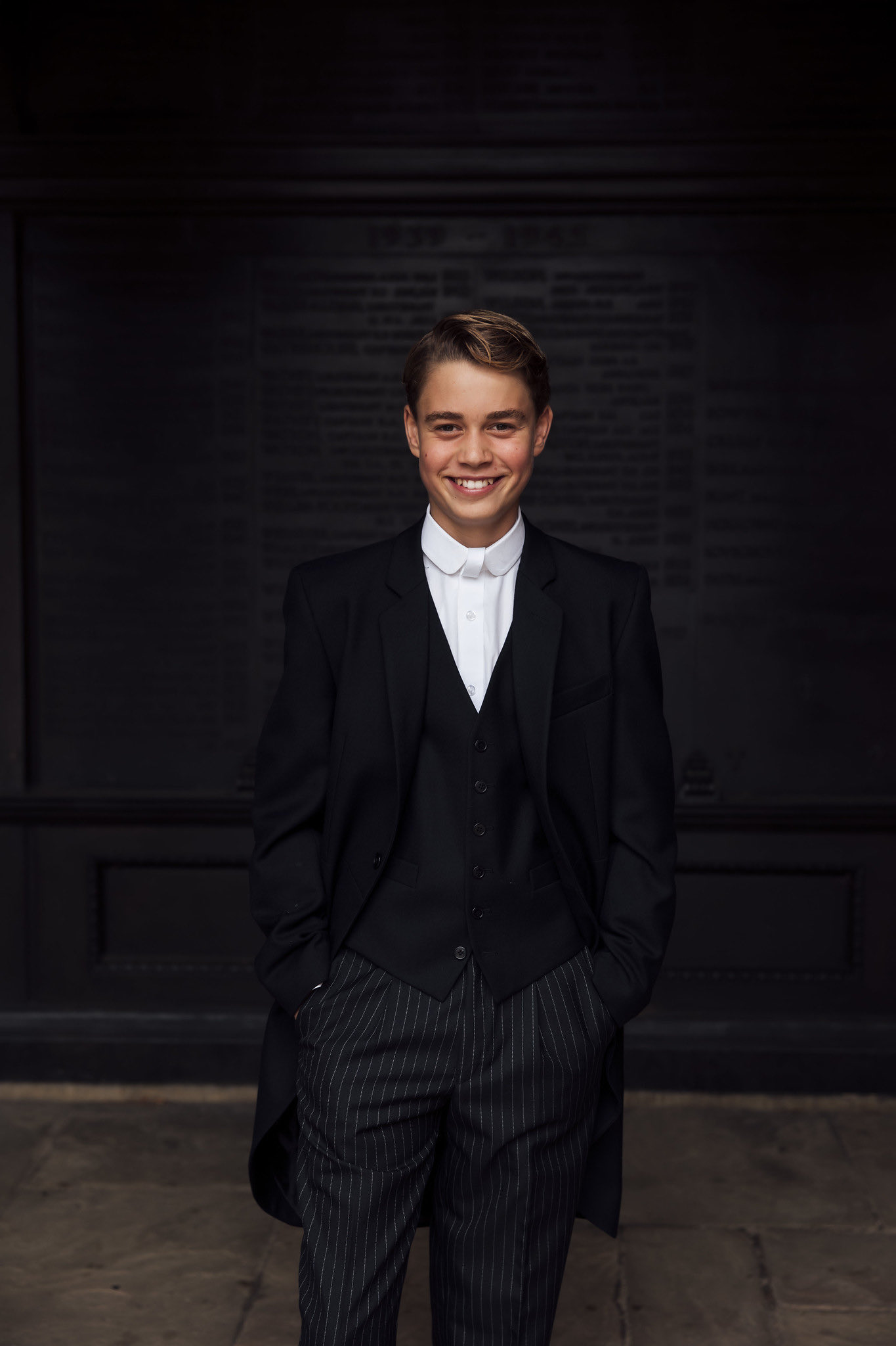Prince George in his Eton College uniform