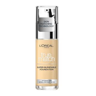 L'Oreal Paris True Match Liquid Foundation, Skincare Infused with Hyaluronic Acid