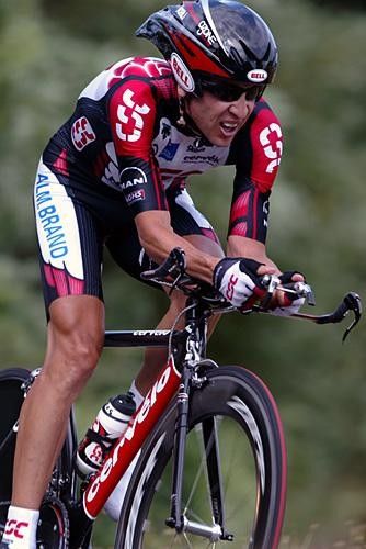 Carlos Sastre (CSC) fell back to fourth overall