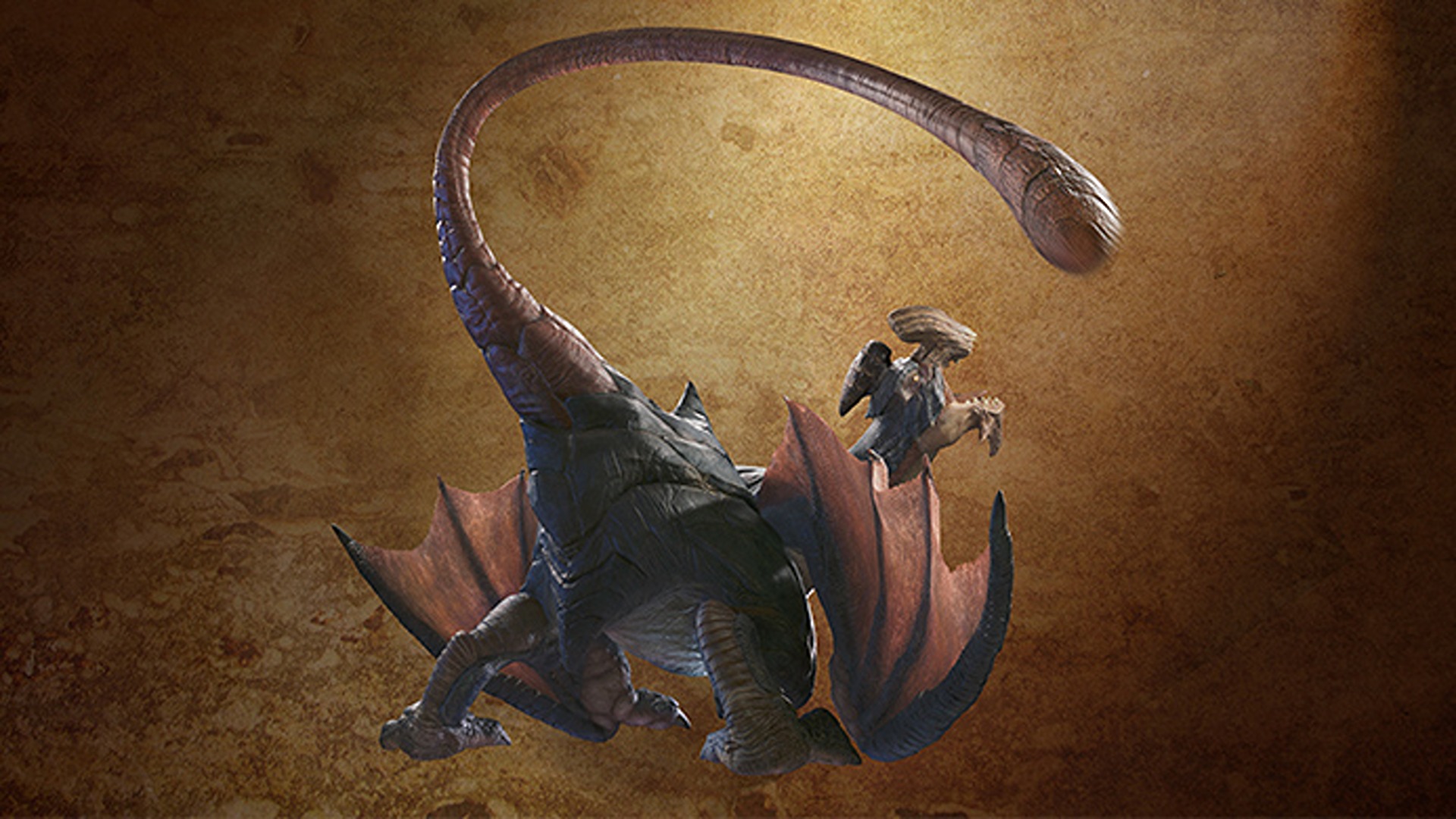 CG art render of Monster Hunter Wilds' Gypceros monster