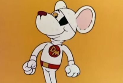 BBC's animated character Danger Mouse 