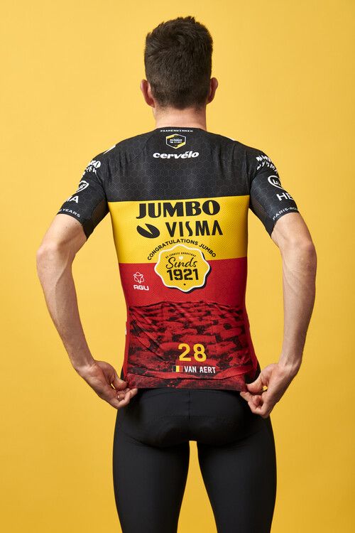 Jumbo-Visma unveil special-edition jersey for men's Paris-Roubaix