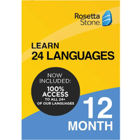 Rosetta Stone 12 months unlimited | Was $179 | Now $95.88