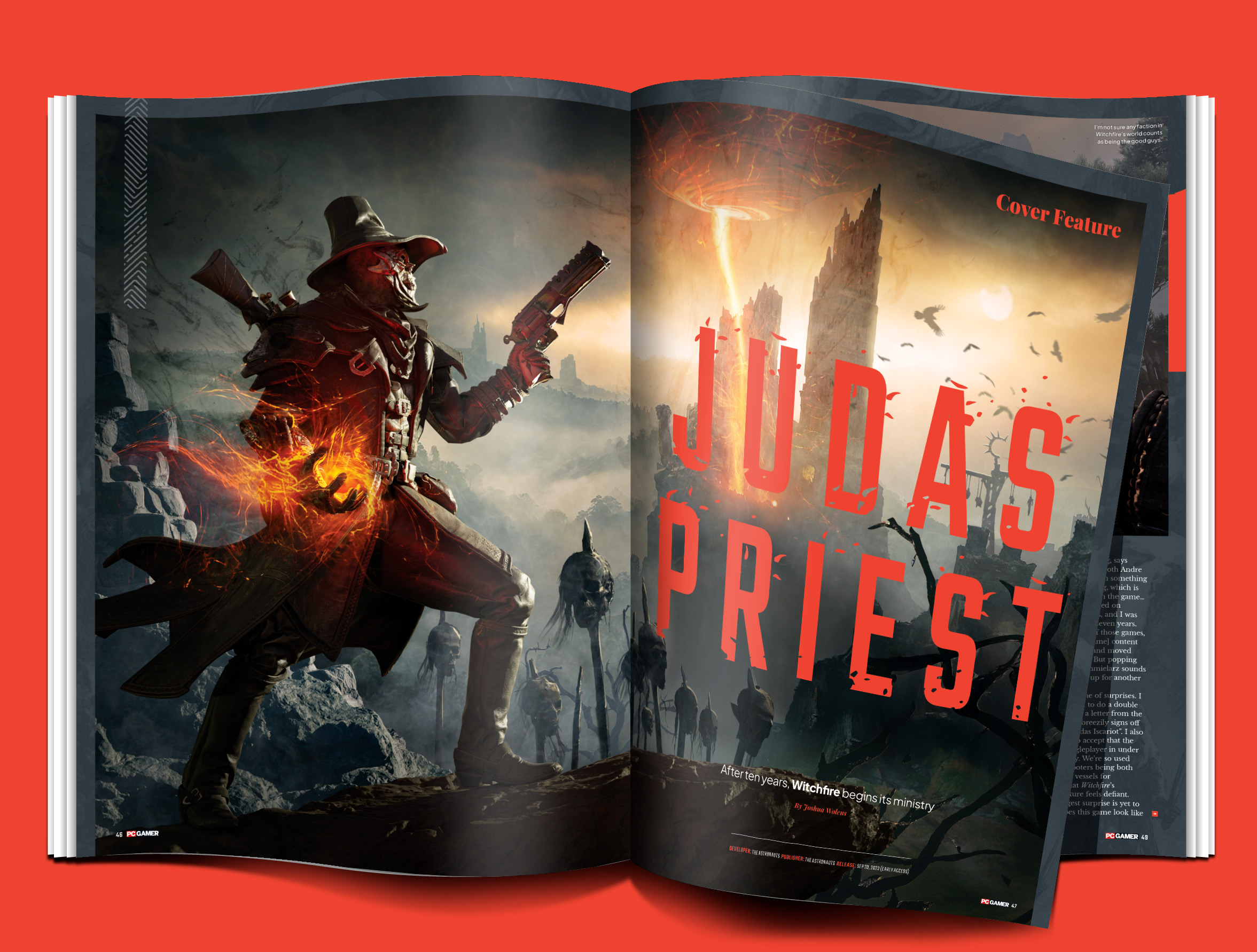 Witchfire issue of PC Gamer magazine 423