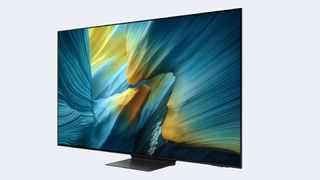 Samsung S95F OLED TV on white