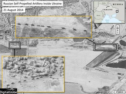 NATO: These satellite images show Russian troops entering Ukraine