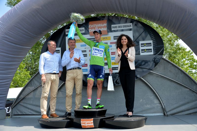Sacha Modolo (Lampre-Merida) now leads the points classificaiton