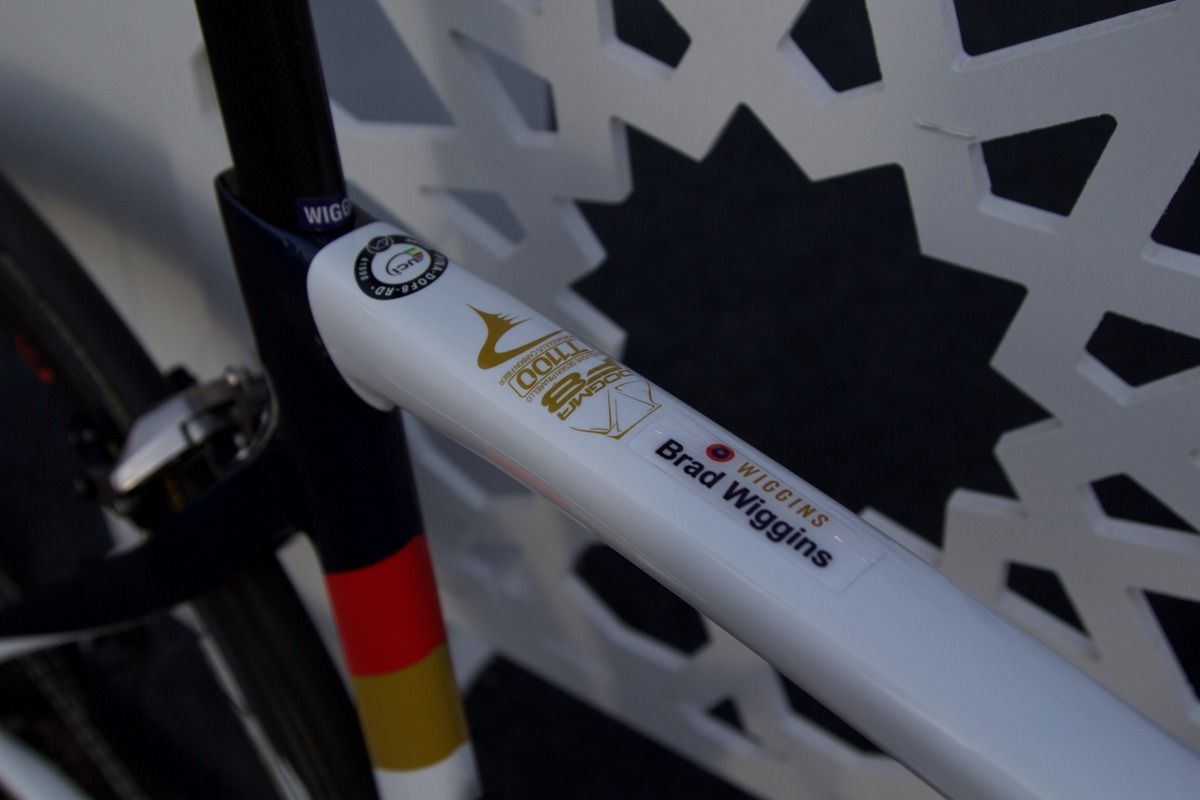 No mistaking who this bike belongs to