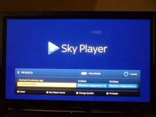 sky player on humax tv portal