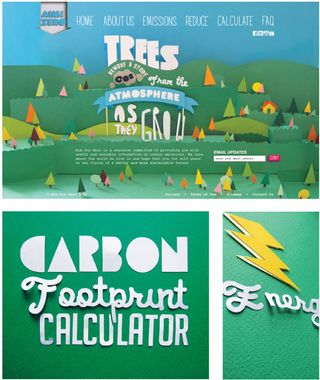 Online carbon footprint calculator by Shanelle Clay