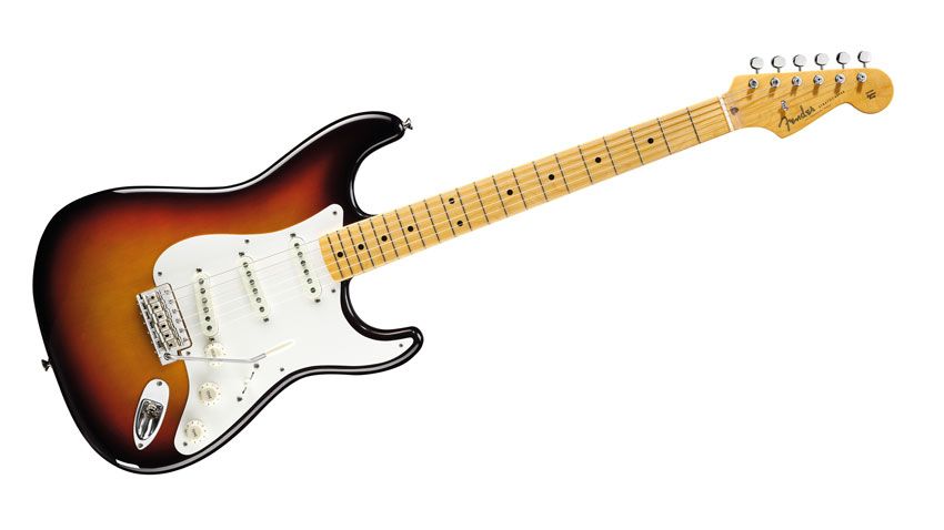 The simple Two-Colour Sunburst over a lightweight, plain-looking alder body looks utterly timeless