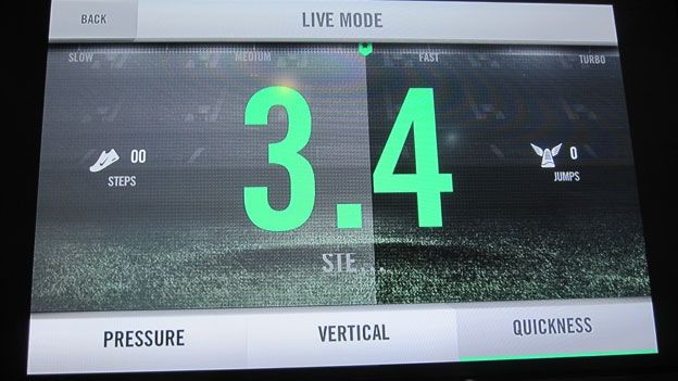 Nike+ Training iPhone app live mode