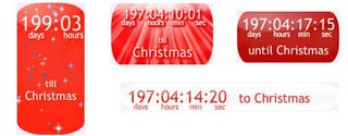Christmas countdown widgets: Christmas Countdown Clock