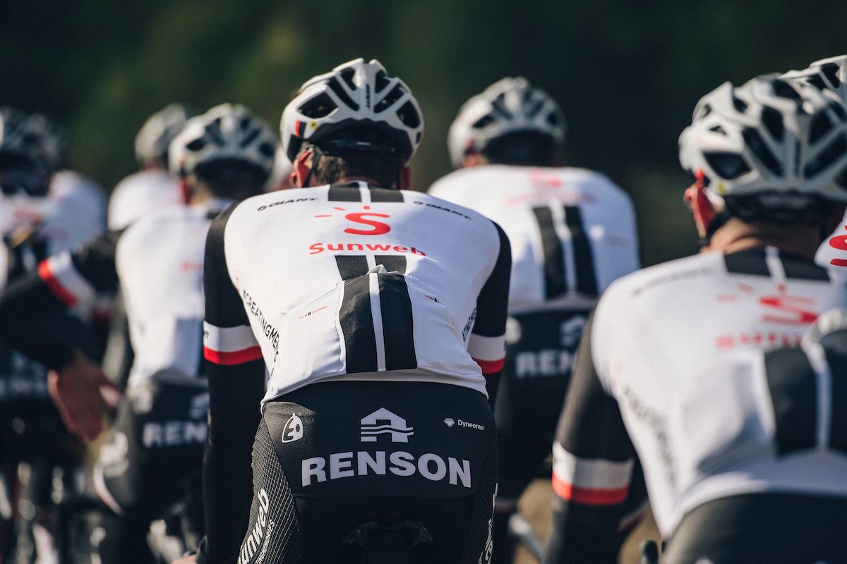 Team Sunweb gather in the 2018 kit