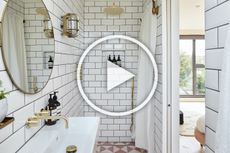 small bathroom ideas on this week's real homes show