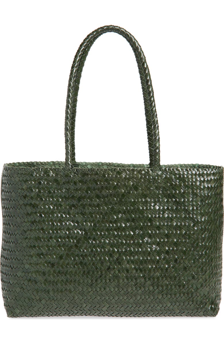 Handwoven Leather Tote
