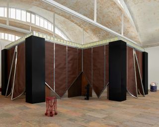 Pavilion, part of Dozie Kanu Bal d'Afrique exhibit for Byredo, installation view