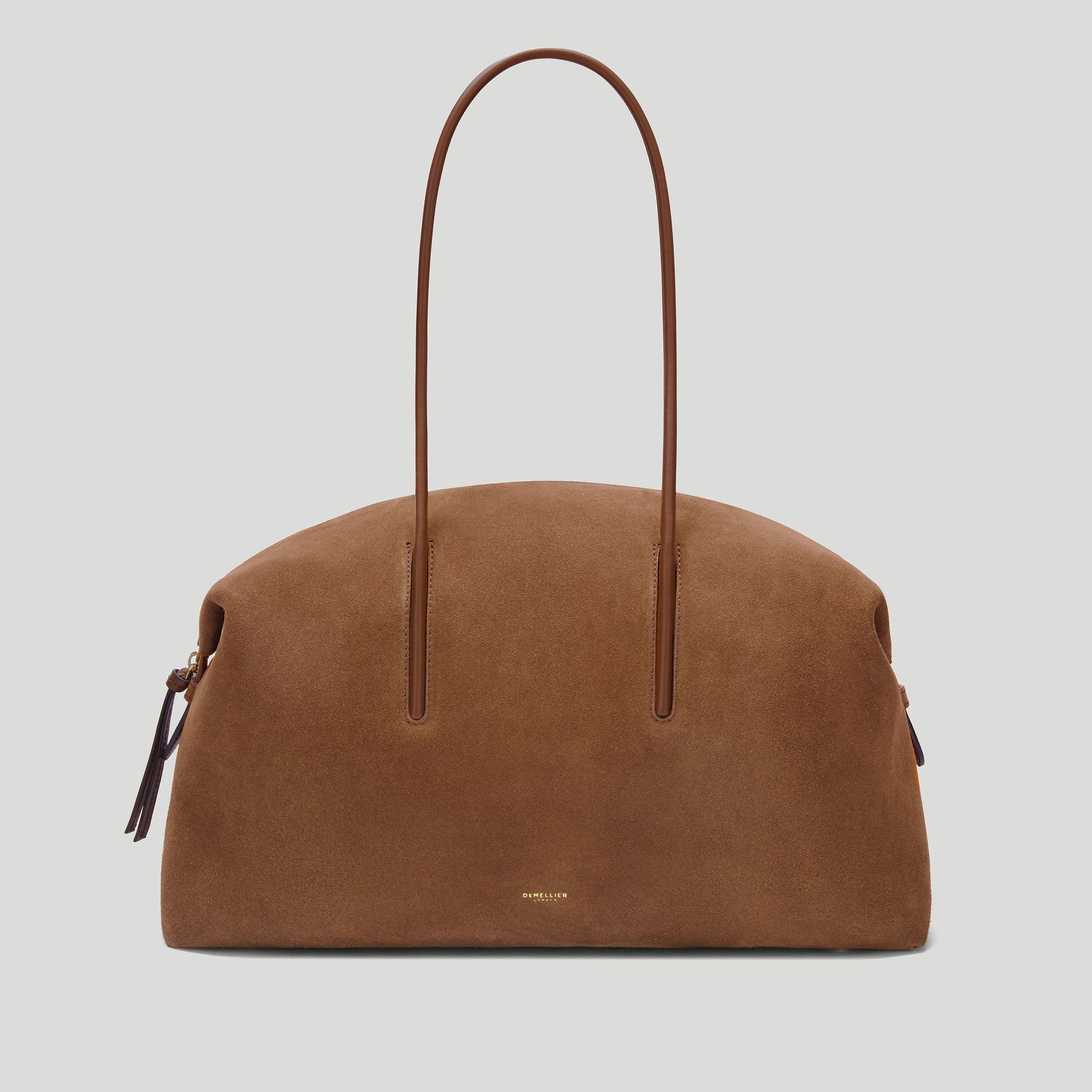 The Stockholm | Deep Tan Suede &amp; Deep Tan Smooth | Demellier