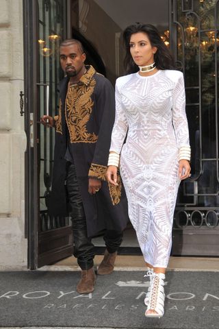 Kim Kardashian Wears Balmain, 2014