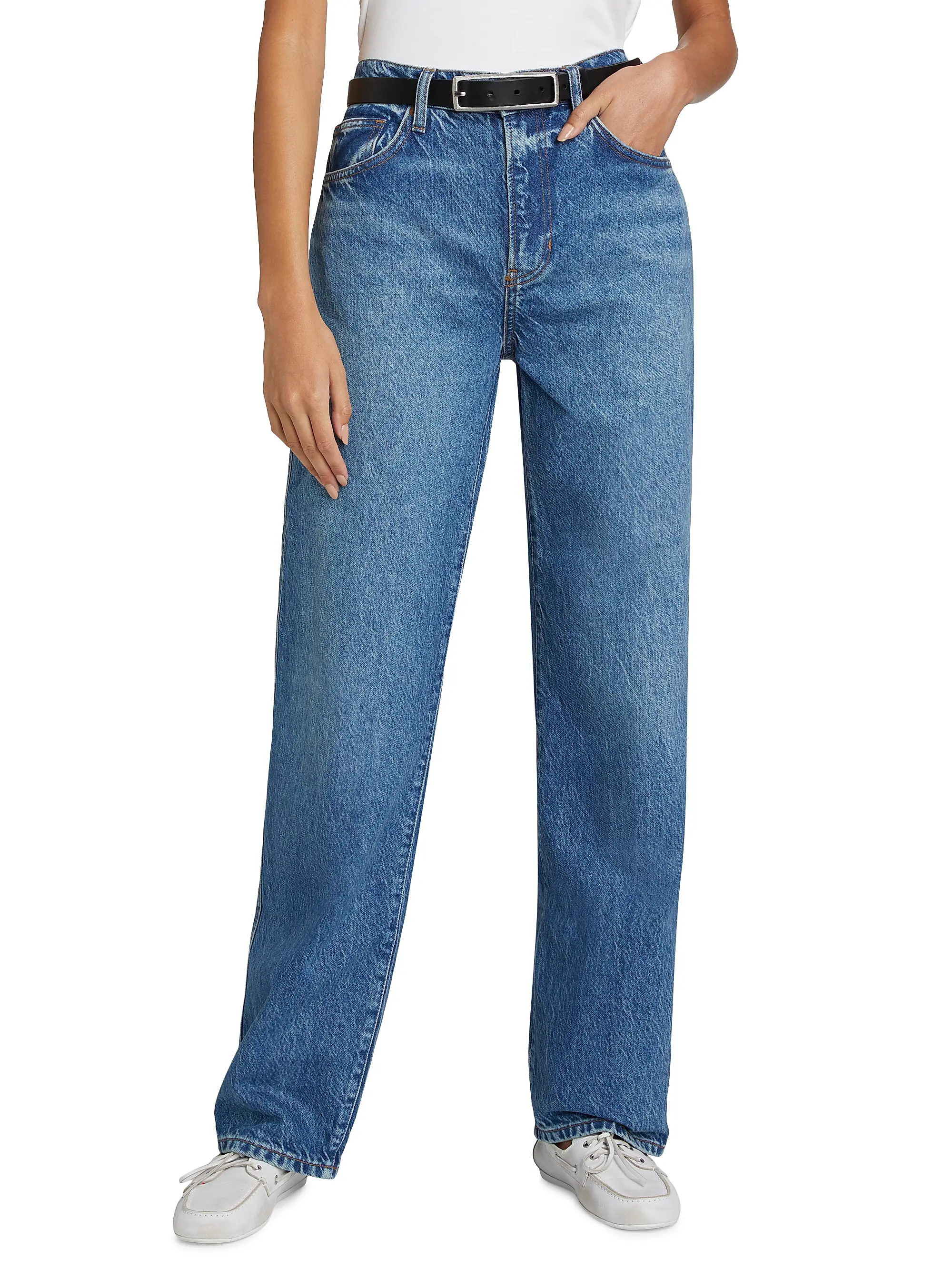 Val 90s Mid-Rise Straight-Leg Jeans