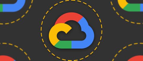 The Google Cloud logo on the ITPro background