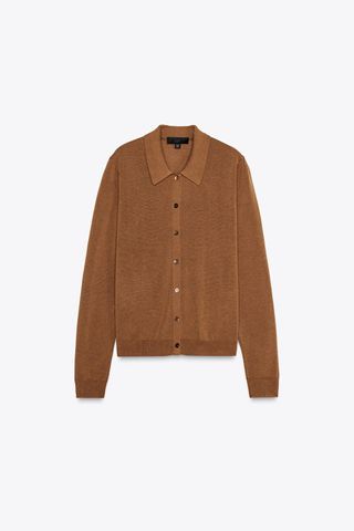 Smooth Knit Polo Jacket