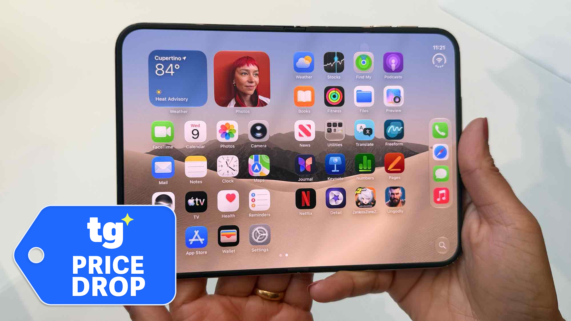 iPhone Duo held in hand