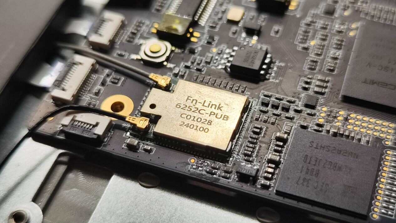 MuseBook's integrated WiFi6 chipset