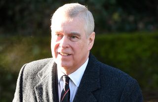 Prince Andrew, Duke of York attends church in Hillington