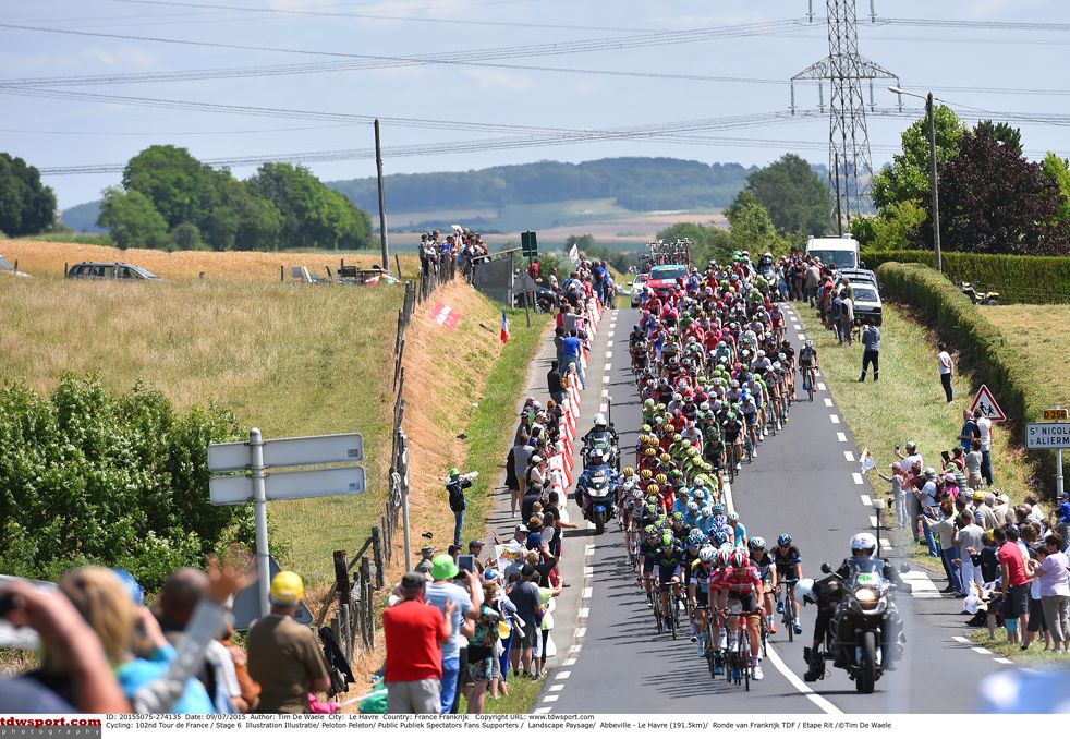 Action from stage 6 of the 2016 Tour de France