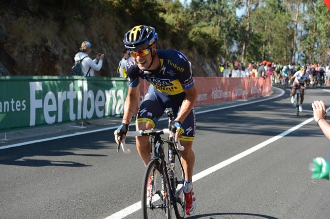 Nicolas Roche (Saxo-Tinkoff) on the attack